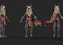 do 3d low poly modeling character rigging for your game or animation